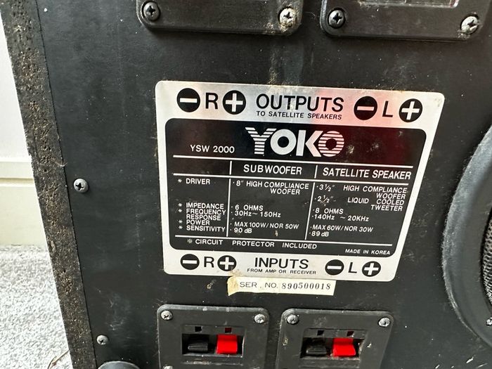 Yoko subwoofer