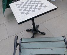 Chess Coffee Patio Garden Table