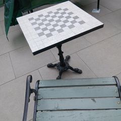 Chess Coffee Patio Garden Table