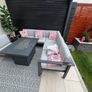 Garden corner sofa with gas table Image 3