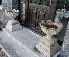 Stone planters x 2