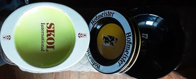 2 x vintage ashtrays, hofmeister sold