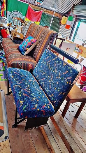 Retro design bus seats/benches