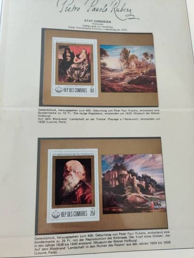 Paul Rubens 55 Pages Stamps Album World Collection