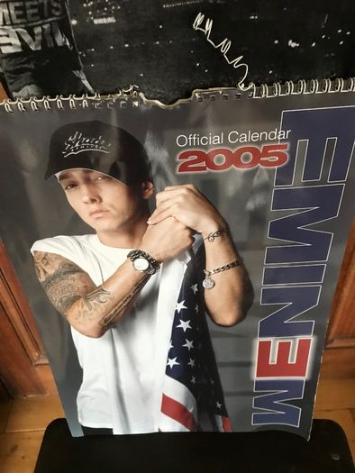 Eminem pre-loved T-shirt, Book, VHS and Calendar