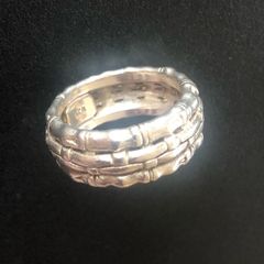 sterling silver ring with wide band