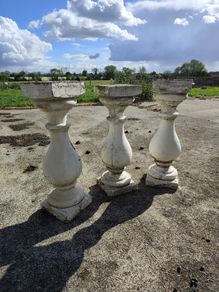pillars concrete balustrades can be bought separately or together 13 of them  in total