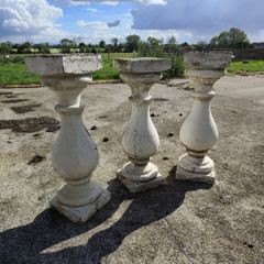 pillars concrete balustrades can be bought separately or together 13 of them  in total