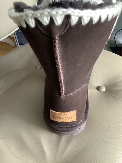 Real suede shearling boots , size UK 6