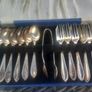 Cake cutlery set, with box, EPNS, D18 post 7e Image 3