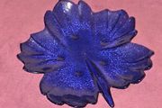 Vintage Cobalt Blue Leaf Dish