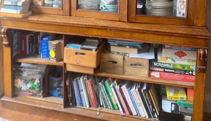 Antique Dresser bookcase in oak