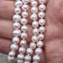 Baroque Pearl Necklace on Sterling Silver Closures Image 8