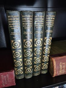 Unique Find. Butler's Lives of the Saints- complete 4 volume set 1928