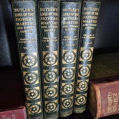 Unique Find. Butler's Lives of the Saints- complete 4 volume set 1928