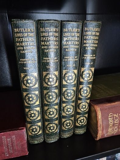 Unique Find. Butler's Lives of the Saints- complete 4 volume set 1928