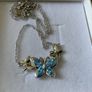 WINNICACA Butterfly Choker Necklace s925 Sterling Silver Birthstone Pendant Necklace Image 2