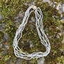 Vintage Five Strand natural Rice Pearl Necklace Image 8