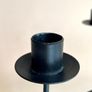 Laurids Lonborg 3 Arm Candle Holder, Rattan & Metal, Danish Mid-Century Image 8