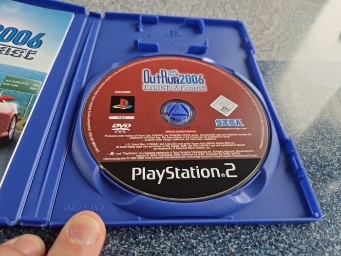Outrun 2006 Coast 2 Coast Ferrari Official Product PlayStation2 Ps2 Games Original