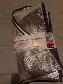 New. Thermal windscreen protector sun, frost, cold weather ect