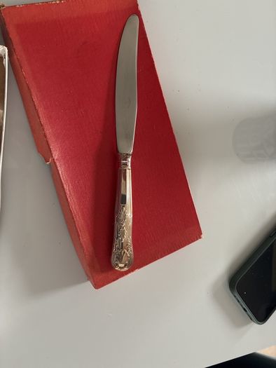 Vintage Newbridge Silverwear 6 piece knife set (Kings Pattern)
