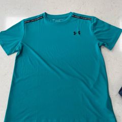 Boys teal under armour T-shirt