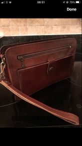 Leather Clutch Bag