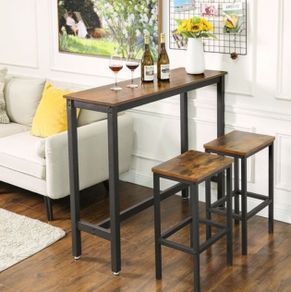 New Kitchen Dining Breakfast Bar Table - FREE P&P