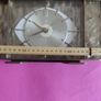 Old 1970's Clock Heavy Brass & Mother Of Pearl Finish Presented To Army  Comdi T. O' Neill Vice Captain Newlands 1973 & Its Working ! Image 8