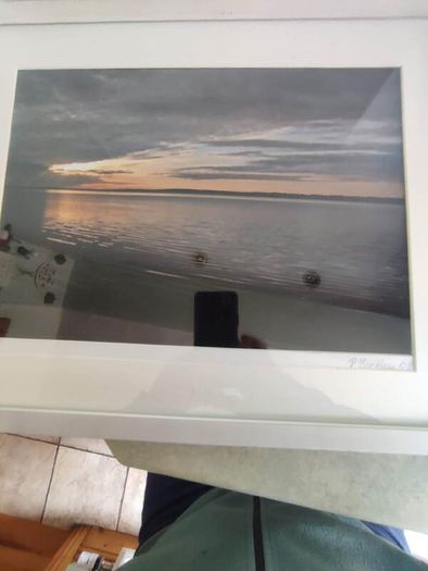 Lovely framed print of photo  of SLIGO bay by Paul Buckley  Ireland.
