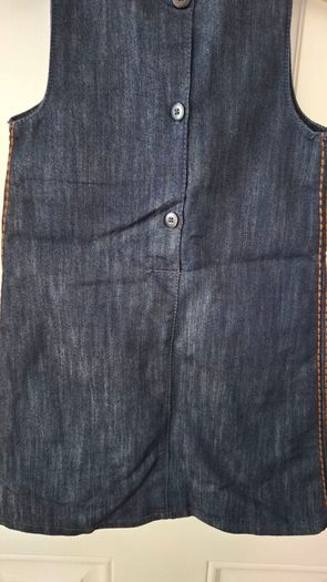 Next dark denim pinafore