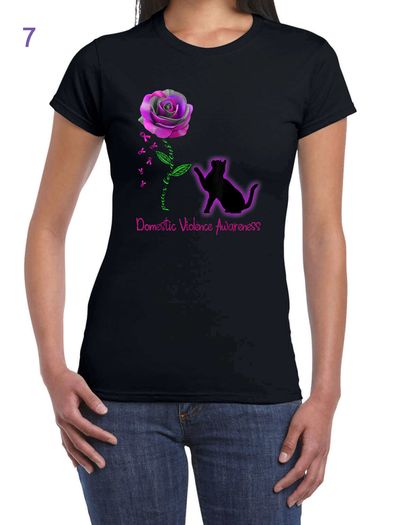 Domestic Violence Awareness T-Shirt Woman