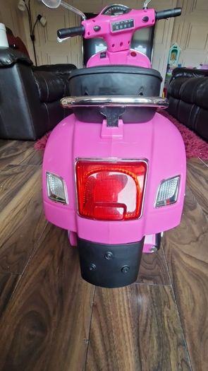 Vespa Pink Electric Scooter