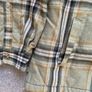 Carhartt Relaxed Fit Flannel Sherpa Lined Shirt Jac Mens Large Green Button Snap Image 4