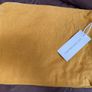Les Pensionnaires Saffron Yellow Cotton Canvas Toiletry Bag Image 7