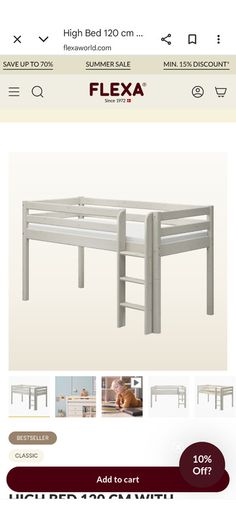 Mid sleeper bed