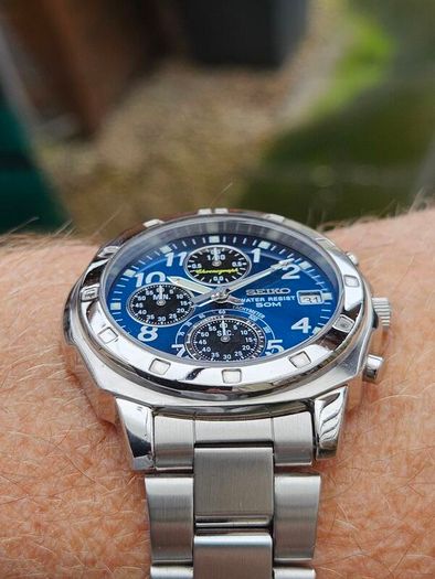 Watch Seiko Chronograph.