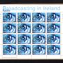 2001 Ireland Broadcasting in Ireland (celebrating television & radio) Commemorative Stamp Sheetlet Plate 1A1A1A1A Fine CDS Used with Dublin cancel of 27th February 2001 First Day of issue Image 3