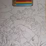 Marvel Tear Off Colouring Book with Pencils NEW Image 10