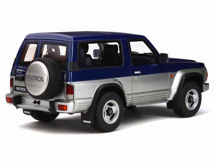 Nissan Patrol Gr Blue Th1 & Silver Kj1 1992 - Very Rare - Ottomobile - 1/18 - New In Box