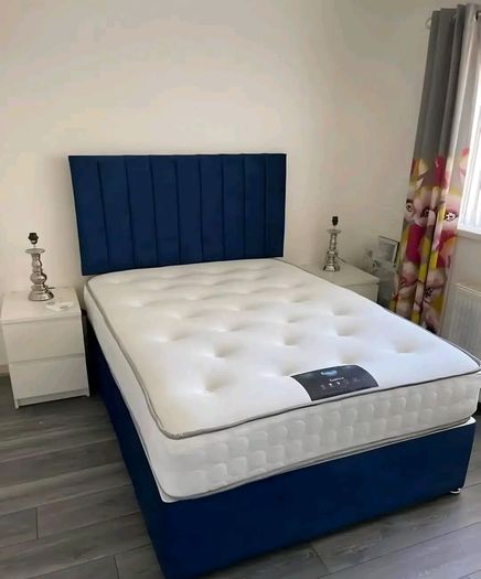 Divan Double & King Size Bed Frame With Mattress