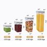 Airtight Food Storage Containers Set [14 Pack] for Cereal, Flour, Sugar, Kitchen Storage & Organisation - BPA Free Plastic Containers with Durable Lids, Reusable Labels, Marker & Spoon Set Image 2
