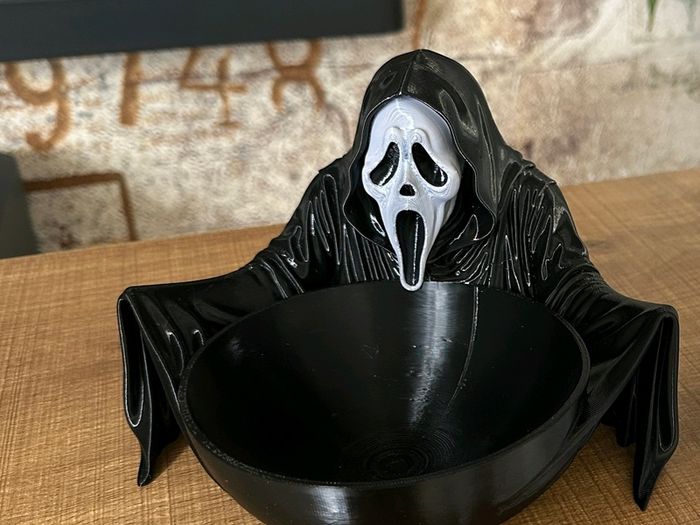Ghostface  Scream Candy Bowl Halloween Sweet Holder decoration