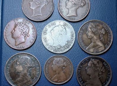 United Kingdom & France Coins Job Lot