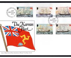 1984 Isle of Man The Karran Fleet Commemorative Stamps First Day Cover (FDC)