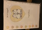 Engagement greeting card