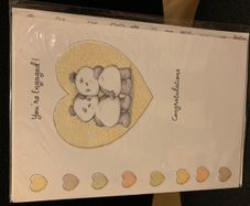 Engagement greeting card