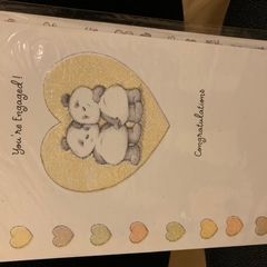 Engagement greeting card