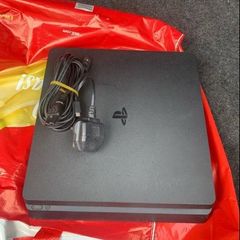 playstation 4 and power cable.